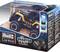 Voiture télécommandée 'Quarter Back' de Revell dans son emballage. Échelle 1:43, 40 MHz, design tout-terrain avec des détails jaunes distinctifs.
