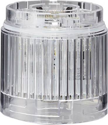 Cartouche cylindrique transparente avec des rainures verticales, probablement un composant d'un filtre à eau ou d'un dispositif de purification.