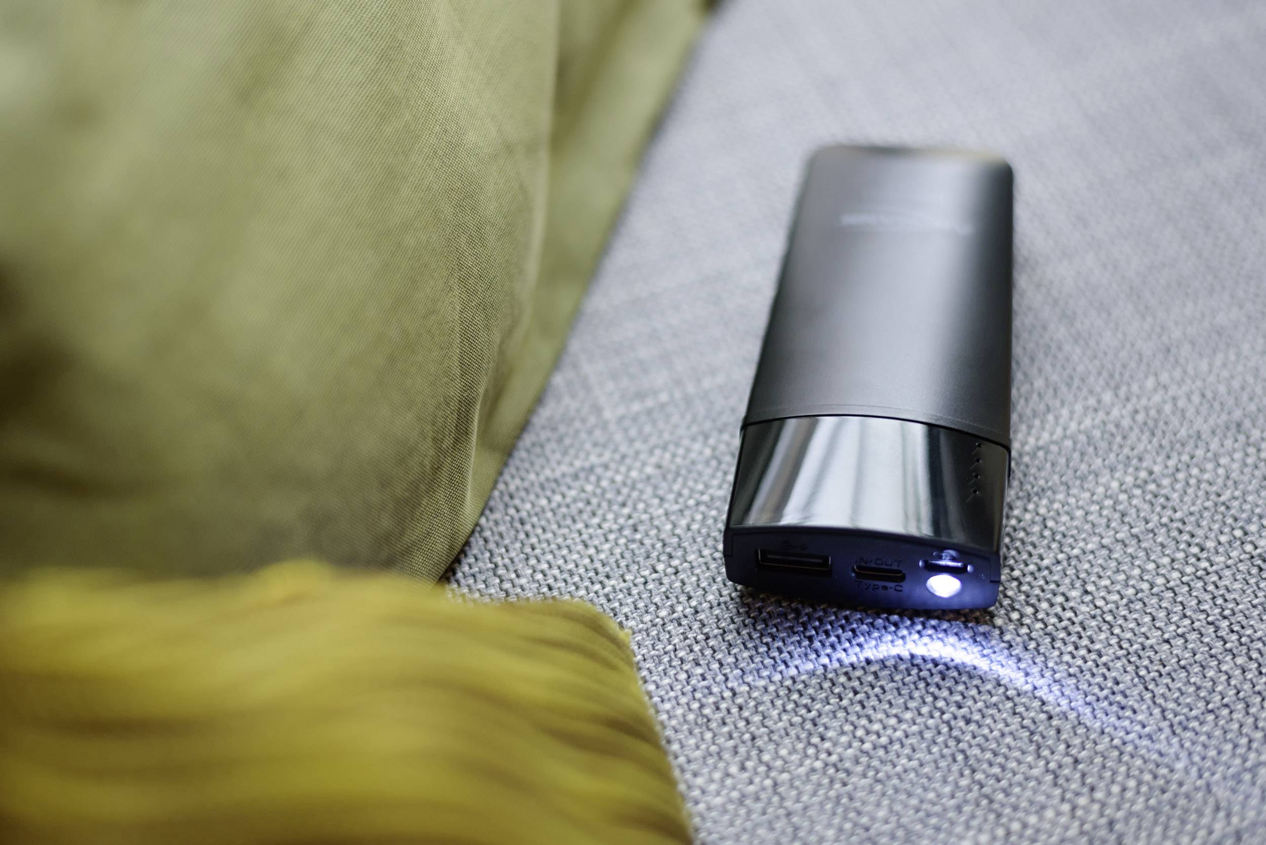 Ansmann 5.4 Typ C Powerbank (batterie supplémentaire) 5000 mAh Smart IC Li-Ion Micro USB, USB-C® noir affichage du statu-6