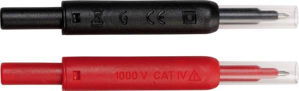 Chauvin Arnoux  Connecteur P01102127Z  CAT IV 1000 V rouge, noir  1 pc(s)