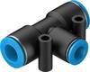 FESTO Raccord en T 130822 QST-10-8-50 Ø de tuyau: 10 mm 1 pc(s)