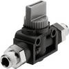 FESTO Vanne d'arrêt 153296 HE-3-1/8-1/8 -0.95 à 10 bar 1 pc(s)
