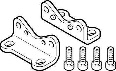 FESTO Fixation par pattes 150731 HP-25 1 pc(s)