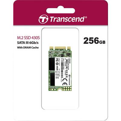 Transcend M.2 SSD 430S, 256 Go, SATA III 6 Gb/s, avec cache DRAM