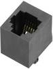 Connecteur RJ12 encitech RJJU-66-1406-E1V-088 3251-0024-06 RJ12 embase femelle, verticale noir 1 pc(s)