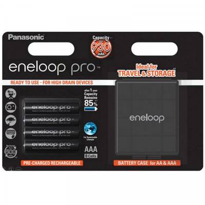 Panasonic eneloop Pro HR03 Box Pile rechargeable LR3 (AAA) NiMH 900 mAh 1.2 V 4 pc(s)
