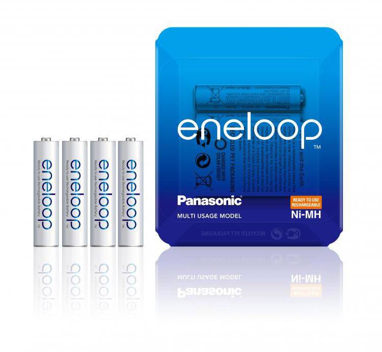 Panasonic eneloop HR03 Storage Pile rechargeable LR3 (AAA) NiMH 750 mAh 1.2 V 4 pc(s)