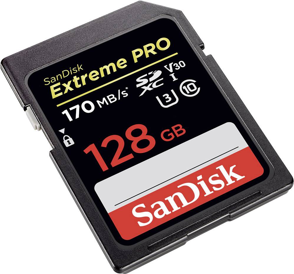 Carte SDXC 128 Go SanDisk Extreme® PRO SDSDXXY128GGN4IN Class 10, UHS