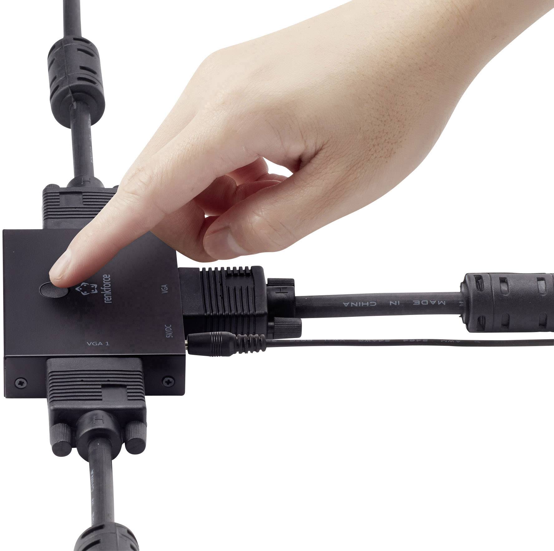Switch bidirectionnel passif VGA renkforce-5