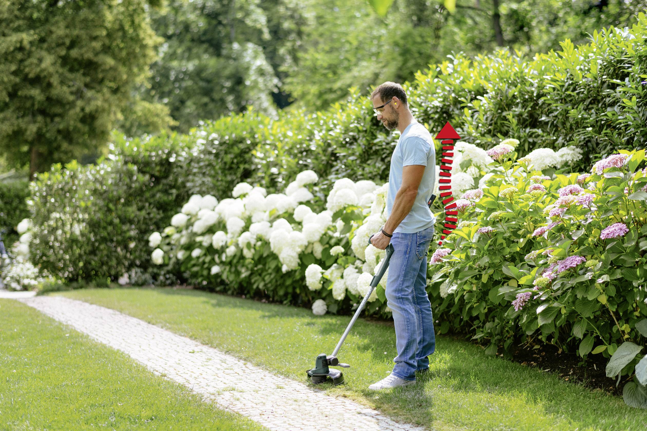 Coupe-bordures Bosch Home and Garden UniversalGrasCut 18 sans fil sans batterie 18 V Largeur de coupe (max.): 26 cm-4