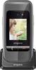 Emporia V200 i Téléphone portable à clapet pour séniors avec station de charge, Touche SOS noir