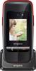 Emporia V200 Téléphone portable à clapet pour séniors avec station de charge, Touche SOS noir