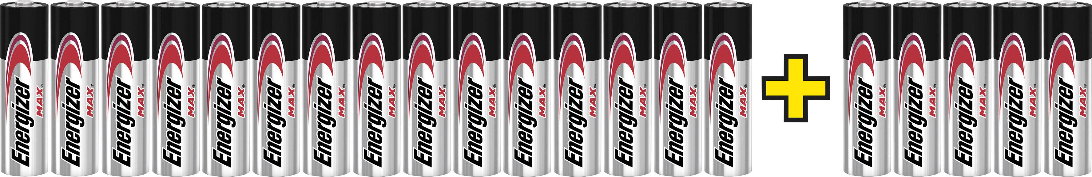 Energizer Max LR06, 15+5 gratis Pile LR6 (AA) alcaline(s) 1.5 V 20 pc(s)