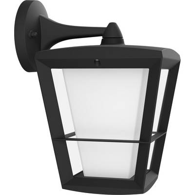 Applique murale extérieure noire au design moderne et au diffuseur en verre rectangulaire. Idéale pour un éclairage extérieur élégant et fonctionnel.
