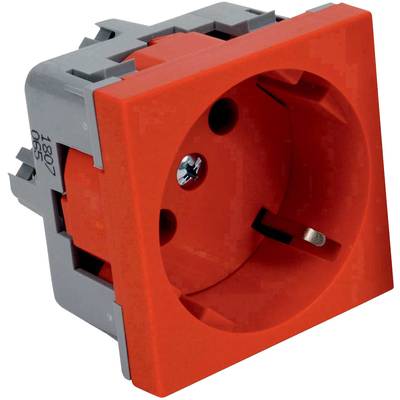 KOPOS QS 45x45_BB Insert pour appareil électrique prise électrique simple (L x l) 45 mm x 45 mm 1 pc(s) rouge