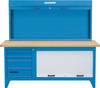 Gedore 6618210 Établi à roulettes (l x H x P) 2000 x 1790 x 875 mm bleu
