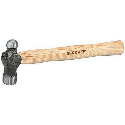 Sur l'image se trouve un marteau avec un manche en bois et une tête en métal. Le manche porte l'inscription 'GEDORE'.