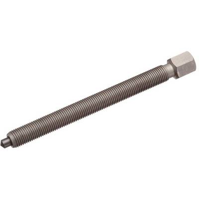Vis métallique à filetage et tête hexagonale, utilisée pour fixer ou assembler des composants.