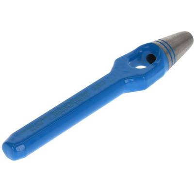 Un marteau-clou bleu à pointe métallique, utilisé pour enfoncer des clous dans le bois ou le béton. Marquage indiquant '11 mm GEORGE'.