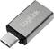 Un adaptateur USB-C de LogiLink en couleur argent, adapté pour connecter des appareils avec différents ports USB.