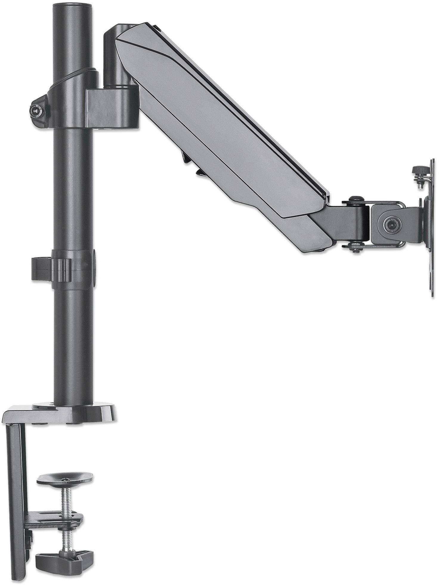 Manhattan 461573 Support de table pour écran 1 Écran(s) 43,2 cm (17") - 81,3 cm (32") noir rotatif, réglable en hauteur,-2