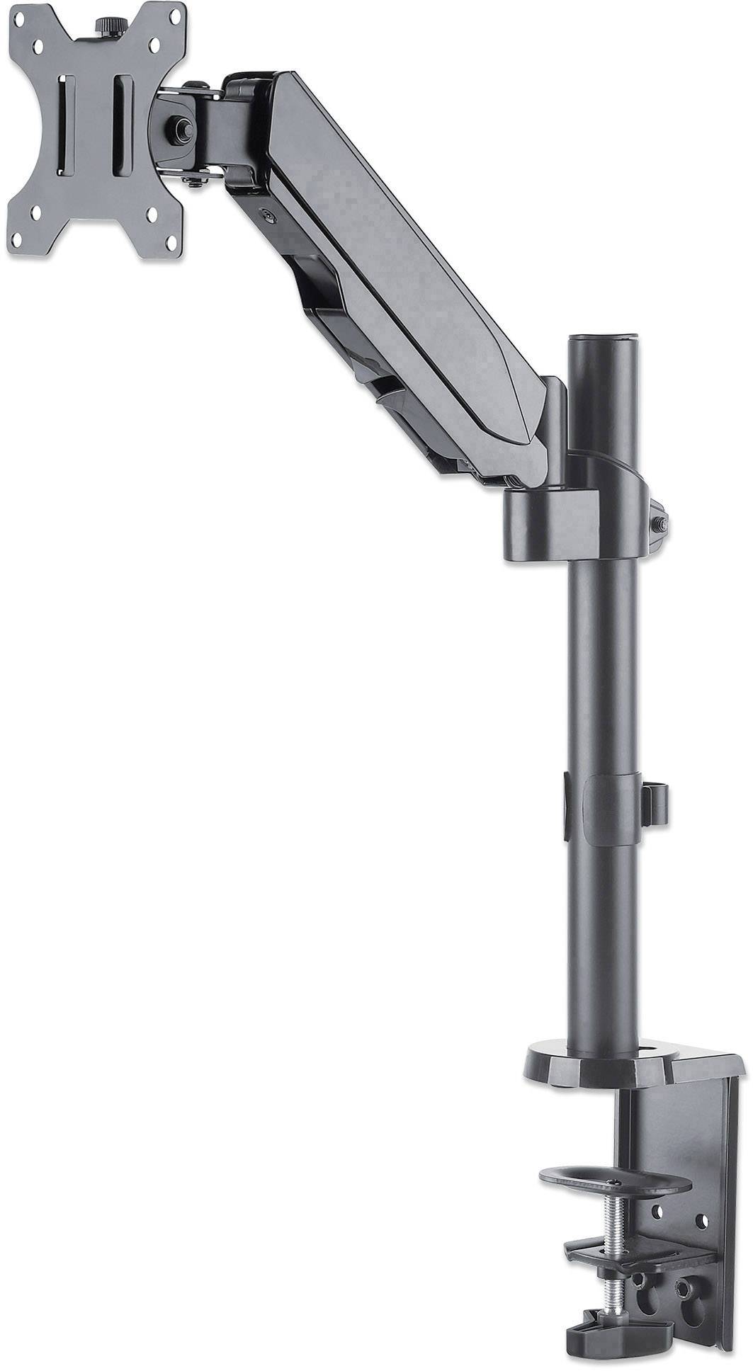 Manhattan 461573 Support de table pour écran 1 Écran(s) 43,2 cm (17") - 81,3 cm (32") noir rotatif, réglable en hauteur,-3