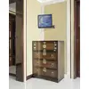 Manhattan 461641 Support mural TV 53,3 cm (21") - 152,4 cm (60") rotatif, réglable en hauteur, inclinable, mobile, rotatif conçu pour TV incurvées