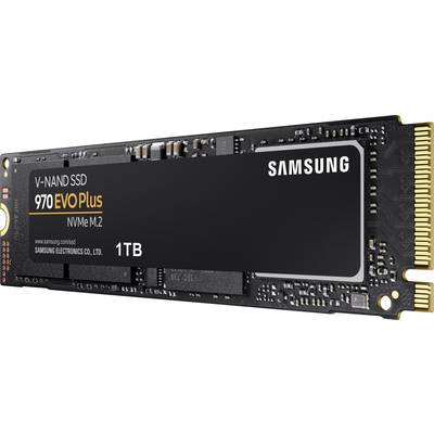 Samsung 970 EVO Plus 1 TB SSD interne NVMe/PCIe M.2  M.2 NVMe PCIe 3.0 x4 au détail MZ-V7S1T0BW