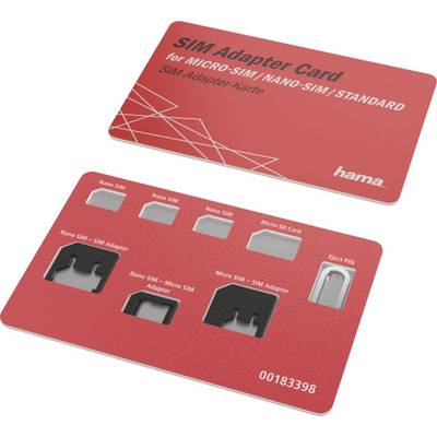 Set d'adaptateurs SIM + outil de retrait de carte SIM - Adaptateur