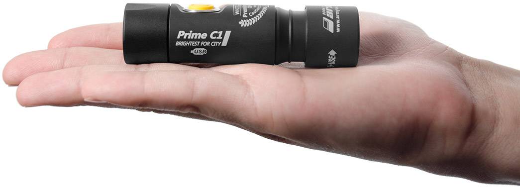 Armytek Prime C1 XP-L CW Rechargeable Flashlight 970Lm Includes 1x Battery