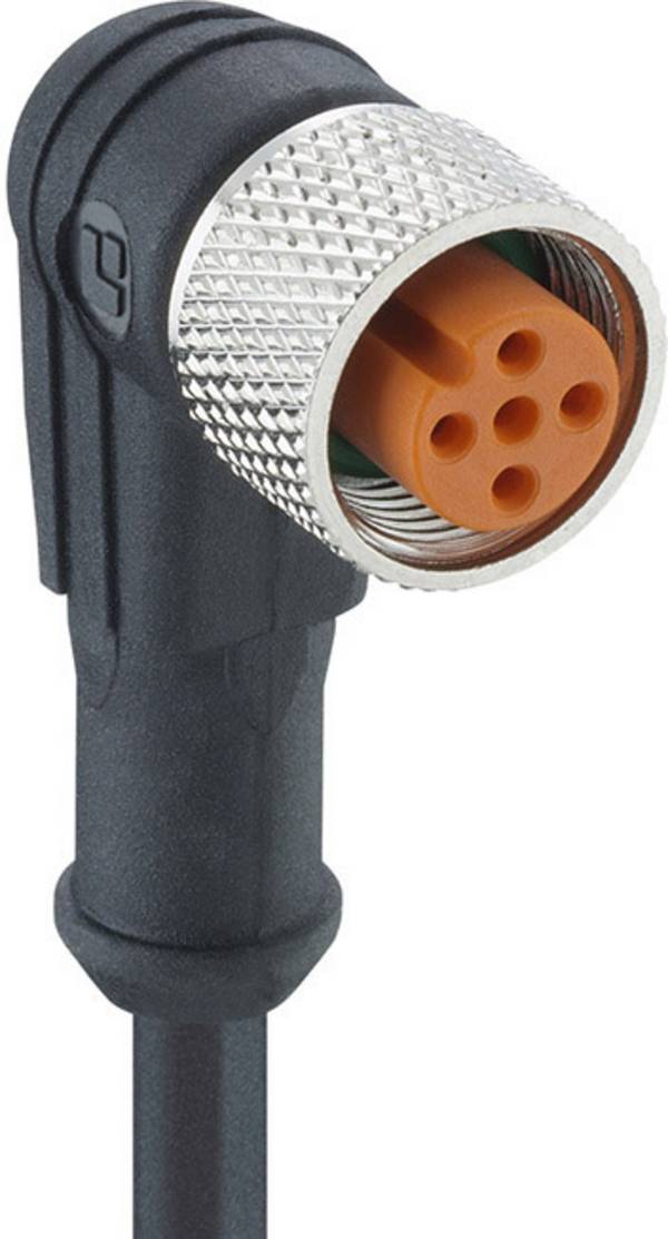 Connecteur confectionné pour capteurs/actionneurs M12 Lutronic 1205 04 301 5m 1073 femelle, coudé 5.00 m Nombre de pôles: 4 1 pc(s)