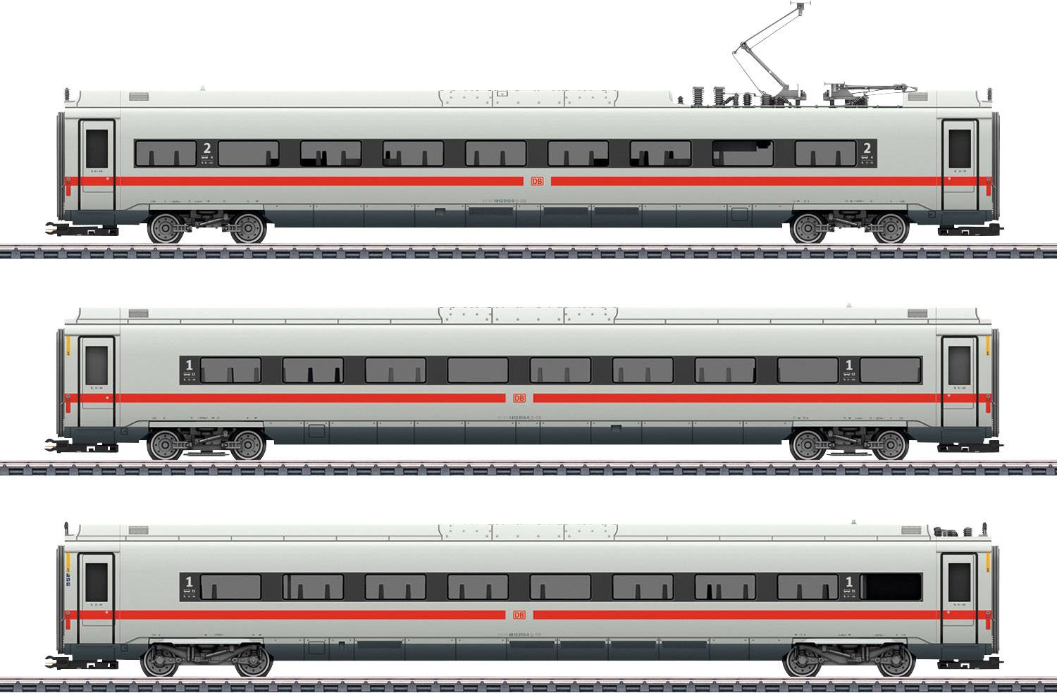Märklin 43724 (H0) Coffret de 3 voitures de complément pour l'ICE4