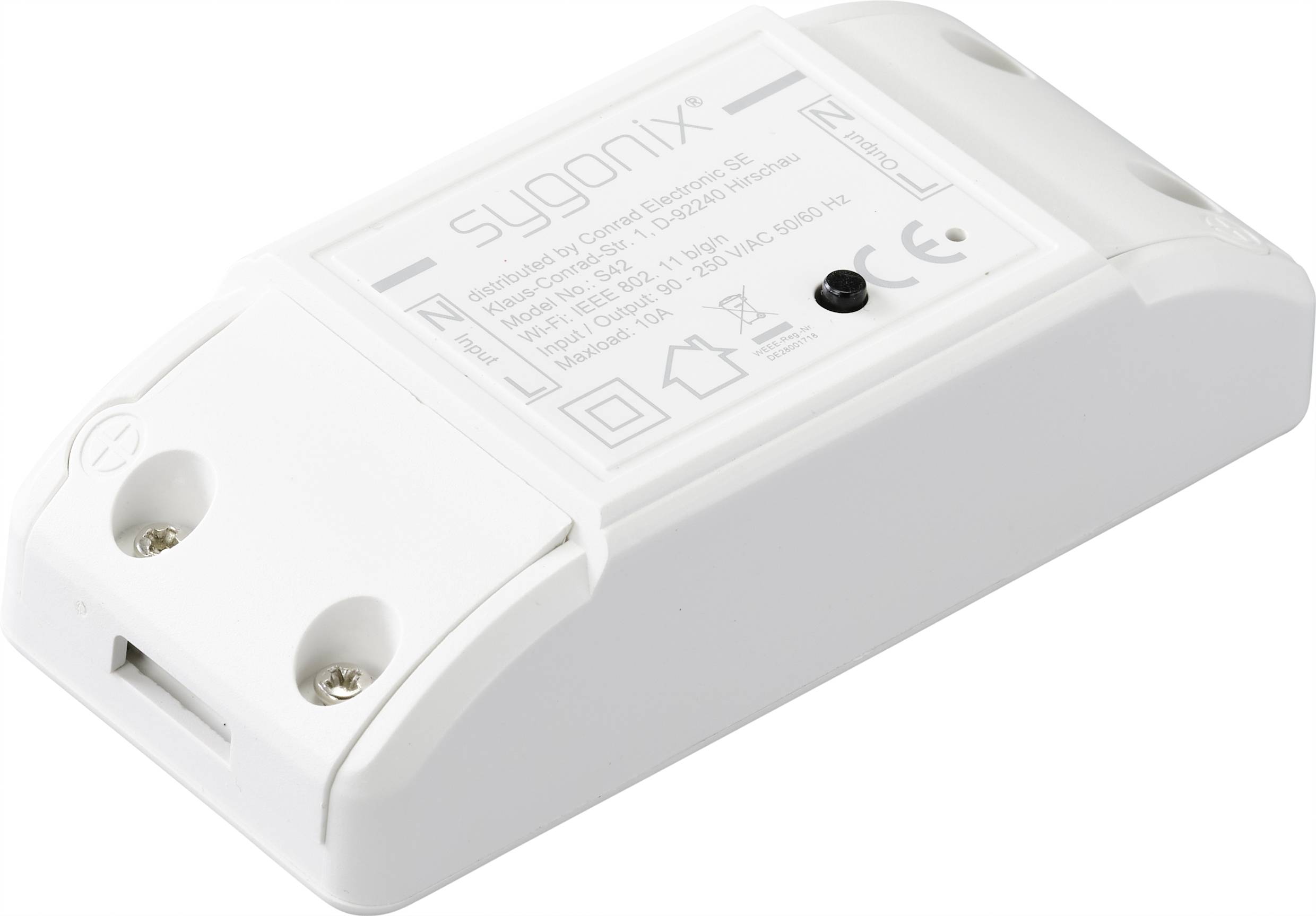 Wi-Fi Commutateur 1 canal Puissance de coupure (max.) 2300 W