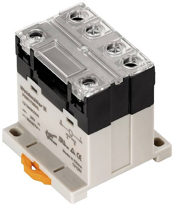 Weidmüller PWR276524L Interface relais 24 V/AC 25 A 2 NO (T) 10 pc(s)