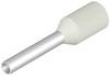Embout simple d'extrémité de câble Weidmüller H0.75/14S W GSP 2528560000 0.75 mm² x 8 mm partiellement isolé blanc 4000 pc(s)