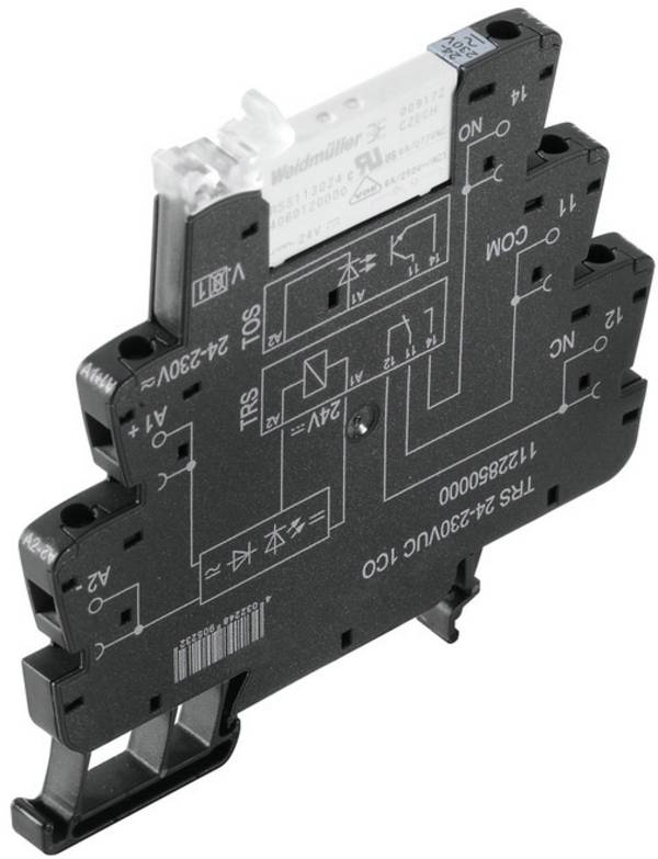 Weidmüller TRS 24-230VUC 1COAUC1D2 Interface relais 24 V DC/AC, 230 V DC/AC 6 A 1 inverseur (RT) 10 pc(s)
