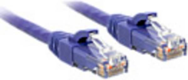 LINDY 48127 RJ45 Câble USB CAT 6 U/UTP 10.00 m violet 1 pc(s)