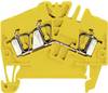 Weidmüller 1946240000 Bloc de jonction de passage 2.5 mm ressort de traction jaune 100 pc(s)