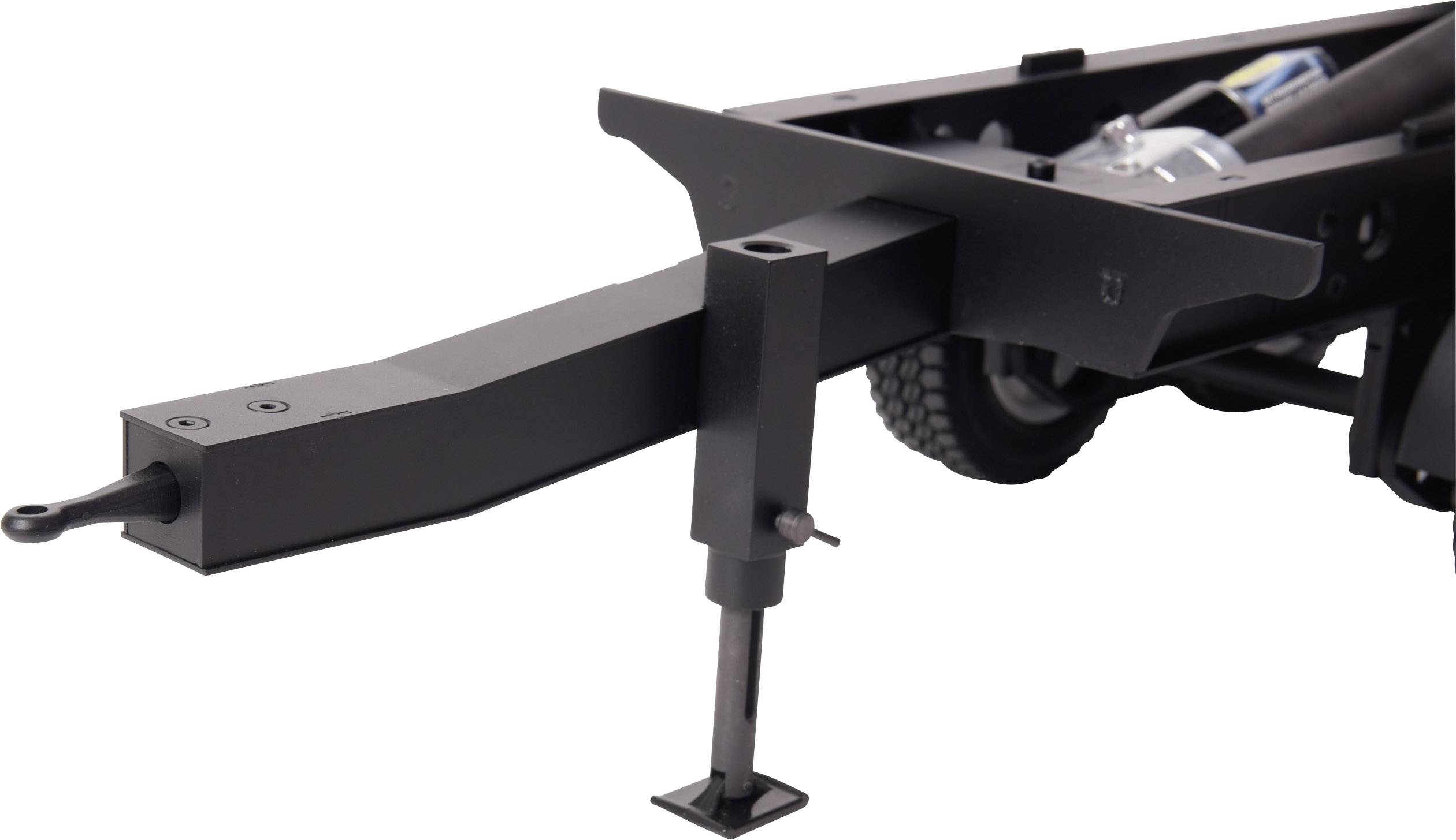 Carson Modellsport 500907425 2-Achs Kipp-Zentralanhänger 1:14 Semi-remorque à benne-1