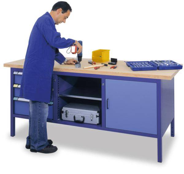 Thur-Metall 64815333_1296 Établi (l x H x P) 1500 x 845 x 700 mm-1