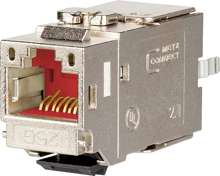 Metz Connect 130B21-25-E Module RJ45 encastrable E-Dat, Keystone 1 pc(s)