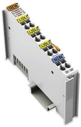 Un module de bornes numériques avec plusieurs connexions et bornes de raccordement codées par couleur pour des applications d'automatisation industrielle.