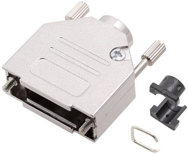 encitech DTCK25-K 6560-0805-03 Capot SUB-D Nombre de pôles: 25 zinc moulé sous pression  180 ° métal 1 pc(s)