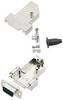 encitech DTSL09-SJSRG-S-DBS-K 6355-0090-11 Kit embase SUB-D femelle 45 ° Nombre de pôles: 9 fût à souder 1 pc(s)