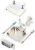 encitech MHDM-15-DMP-W-K 6355-8006-02 Kit embase SUB-D mâle 180 ° Nombre de pôles: 15 fût à souder 1 pc(s)
