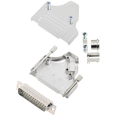 encitech MHDM35-25-DBP-W-K 6355-8007-03 Kit embase SUB-D mâle 35 ° Nombre de pôles (num): 25 fût à souder 1 pc(s)