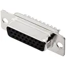 encitech HDS-26-F-T-B-S 2101-0300-12 Embase SUB-D femelle 180 ° Nombre de pôles: 26 fût à souder 1 pc(s) Tray