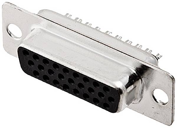 encitech HDS-26-F-T-B-S 2101-0300-12 Embase SUB-D femelle 180 ° Nombre de pôles: 26 fût à souder 1 pc(s) Tray