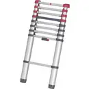 Hailo T80 FLEXLINE 7113-091 aluminium Echelle télescopique Hauteur de travail (max.): 3.4 m argent, noir, rouge DIN EN 1