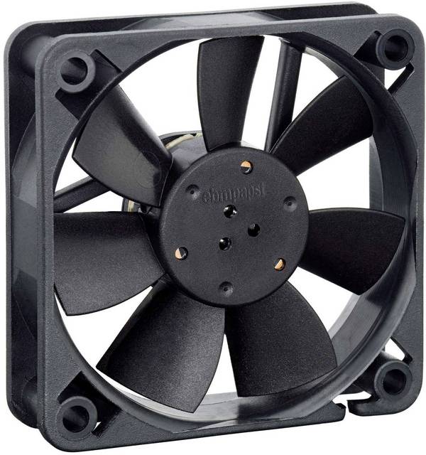 Ventilateur axial EBM Papst 612F 9291708601 12 V/DC 27 m³/h (L x l x H) 60 x 60 x 15 mm  1 pc(s)
